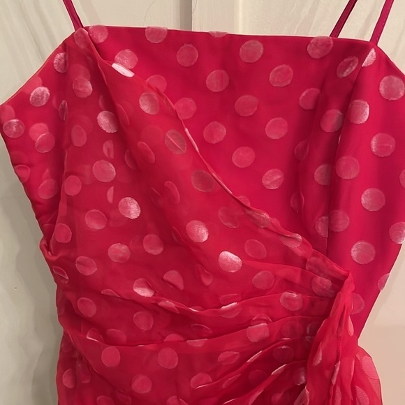 Significant Other Revolve Grande Pink Polka Dot Cocktail Dress 4 - Picture 4 of 7